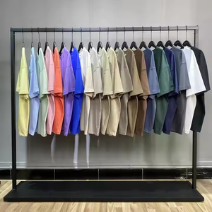 Vente en gros de t-shirts surdimensionnés unis 100% coton T-shirts manches courtes respirant gaufré pour hommes Créez votre propre style Logo personnalisé - Product Image 6