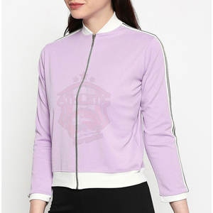 Blouson bombardier pour femmes de qualité supérieure au design OEM blouson bombardier Streetwear à bas prix blouson bombardier personnalisé - Product Image 3