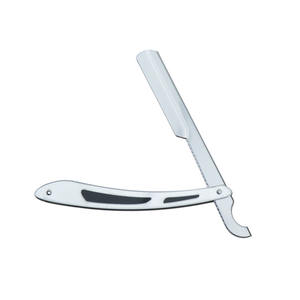 Navaja de Afeitar Profesional para Barbería y Barba UBI de Acero con Alto Contenido de Carbono, de un Solo Filo con Sistema de Cuchillas Reemplazables - Product Image 3