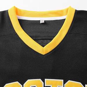 เสื้อฮ็อกกี้น้ำแข็งสำหรับผู้ชายเครื่องแบบมืออาชีพแขนยาวทำจากโพลีเอสเตอร์ระบายอากาศได้ดีแห้งเร็วควบคุมความชื้นตามสั่ง - Product Image 3