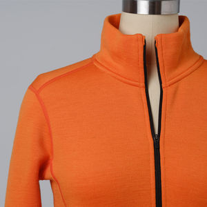 Venta al por mayor Running Tops Mujeres Active Yoga Wear Manga Larga Cuarto Media Cremallera Entrenamiento Camisas Slim Fit Deportes Camiseta Gimnasio Acanalado Top - Product Image 6