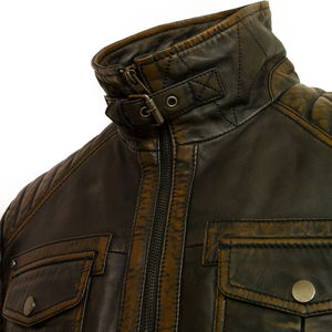 Chaqueta de Invierno para Hombre, Diseño Personalizado de Alta Calidad, Cuero PU, Impermeable y Cortavientos, Estilo Urbano, Talla Grande - Product Image 3
