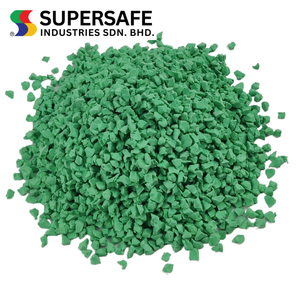 Granule de caoutchouc EPDM élastique de qualité supérieure Supersafe 1-4mm écologique non toxique pour les surfaces sportives pistes de course terrains de jeux - Product Image 5