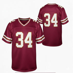 Ropa Deportiva Sublimada, Jersey de Fútbol Americano Personalizado con Nombre y Número del Equipo, para Entrenamiento - Product Image 1