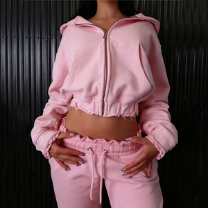 Suéteres con Logotipo Personalizado al por Mayor, Suéteres de Algodón para Mujer, Suéteres Holgados de Cuello Redondo y Manga Larga en Color Sólido - Product Image 1