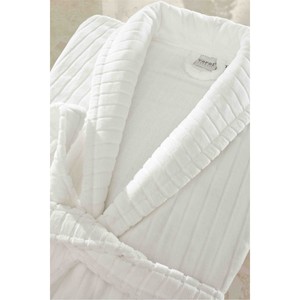 Accappatoio Serie Uranos con Collo a Scialle in Velluto per Servizi di Lusso in Hotel - Product Image 1