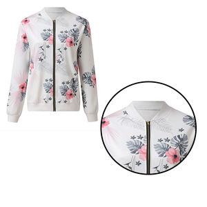 Blouson aviateur pour femmes personnalisé de haute qualité, tenue décontractée coupe-vent, blouson aviateur pour femmes de toutes tailles avec logo personnalisé - Product Image 6