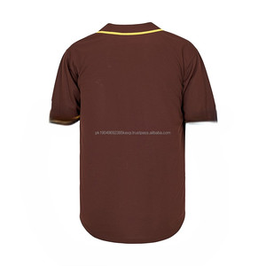 Anti wrinkle Men Baseball Jersey premium quality sports wear latest designs hot selling Baseball Jersey with custom logocolor - Product Image 3