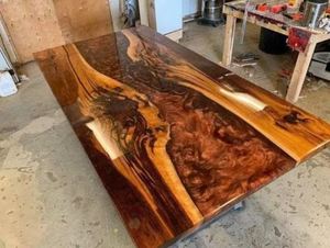 New Arrival High Quality Handcrafted Wooden <b>Epoxy</b> Resin Dining <b>Table</b> <b>Top</b> Indian Manufacturer and Exporters - Product Image 6