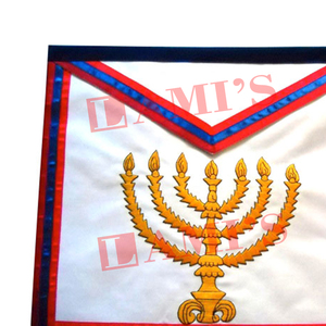 Rite écossais brodé personnalisé de qualité supérieure fait à la main 23e degré maçonnique Regalia tablier paillettes décoration et insigne à coudre - Product Image 2