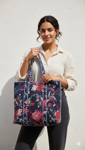 Sac fourre-tout indien fait à la main en velours, magnifique sac de plage, de soirée, de tous les jours et de voyage pour femme - Product Image 2