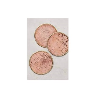 Sous-verre en laiton moderne et fait à la main pour la maison sous-verre rond en or sous-verre en laiton durable pour boisson à vendre - Product Image 6