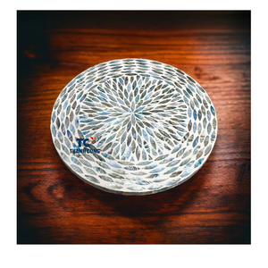 Manteles individuales tejidos hechos a mano para uso diario Madre de perla clásica única para mesa elegante decoración del hogar y uso de bodas - Product Image 6