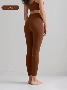 Pantalones de Yoga de cintura alta para mujer, 14 colores, mallas de entrenamiento con control de barriga elásticas en 4 direcciones, a prueba de sentadillas y absorbe la humedad - Product Image 2