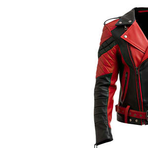 Chaqueta de Cuero para Motocicleta Estilo Racing Unisex, Resistente al Viento, Cuero Genuino, Proveedor Mayorista B2B 2026 - Product Image 4