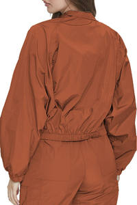 เสื้อแจ็คเก็ตกันลมสำหรับผู้หญิงเสื้อครอปแขนเสื้อแร็กเก็ตกางเกงสำหรับฤดูร้อนสีจากนักออกแบบใหม่ล่าสุด - Product Image 2