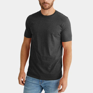 Para hombres originales ligero Slim Fit camiseta alta Tri-Blend Tee tallas grandes y altas 100% algodón ecológico transpirable - Product Image 1