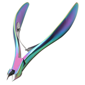 Cortador de cutículas de acero inoxidable de titanio arcoíris, cortaúñas de la mejor calidad, recortador de uñas de los pies, pedicura, removedor de callos de piel - Product Image 5