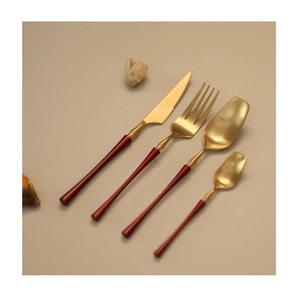 Juego de Cubiertos de acero inoxidable con mango en forma de rama de árbol único de bajo precio, cubiertos de restaurante para fiestas - Product Image 6