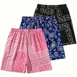 Short de plage pour hommes à séchage rapide personnalisé coupe classique short de lavage à l'acide avec logo OEM motif solide impression personnalisée maillot de bain - Product Image 2