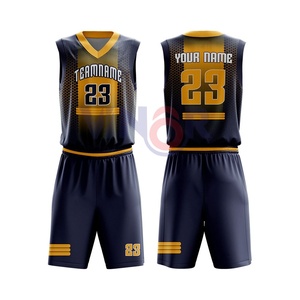 2025 personnalisé professionnel Sublimation réversible basket-ball uniforme respirant sport pratique porter des uniformes de basket-ball ensemble - Product Image 1