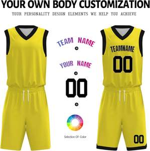 Tenue de basketball pour hommes, équipement d'équipe personnalisé, maillot et short, vêtements de sport légers, respirants, tenue d'entraînement élégante - Product Image 2