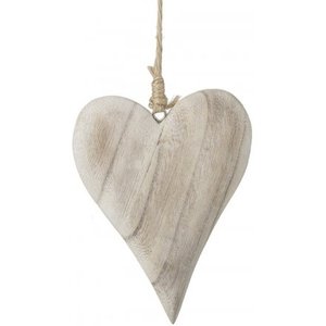 Rustic Wood Hanging Heart Best Christmas Decor Mini Wooden Shapes & Ornaments for Home Christmas and Hanging Decor - Product Image 3