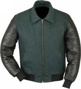 Nueva chaqueta de béisbol de moda para hombres 2025 personalizada nueva llegada diseño de moda vino rojo Slim Fit College Varsity Jacket - Product Image 1