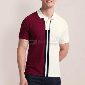 Polo à manches courtes en pur coton pour homme 2025 Printemps et été Polo haut de gamme pour homme Polo en coton uni décontracté - Product Image 5