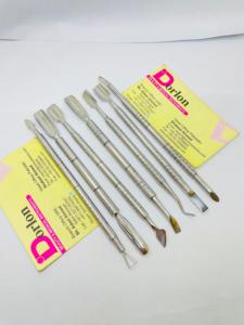 En Acier Inoxydable Double Extrémité Cuticule Poussoirs À Ongles En Forme De Cuillère Nail Art Nettoyant Réutilisable Durable 5.5 "Taille - Product Image 2