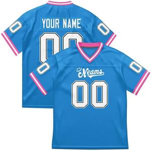 Ensembles de maillots de football américain respirants de qualité supérieure, personnalisation complète, impression par sublimation, logo personnalisé - Product Image 4
