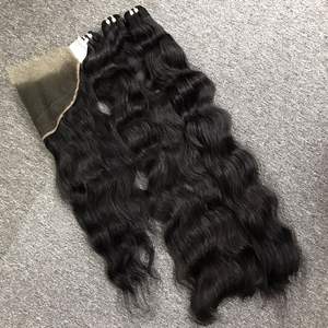 <b>Human</b> <b>Hair</b> With Closure, Black <b>Hair</b>, 100% Raw Virgin <b>Hair</b> Vietnamese <b>Hair</b> - Product Image 4