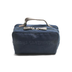 Nouvelle pochette de maquillage légère en coton Cordura à séchage rapide avec fermeture à glissière pour une utilisation en extérieur Logo personnalisable - Product Image 1