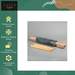 High Quality Eco-Friendly Dishwasher Safe Kitchen Decor Accessories Marble Wooden Mini Rolling Pins Non-Stick <b>Baking</b> <b>Tools</b> - Product Image 2