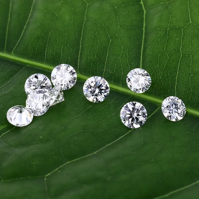 Diamants en vrac, naturels, plus fins que la clarté, couleur ronde, taille brillante, diamant naturel à prix réduit