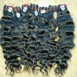 Raw Indian Remy Deep Curly Virgin Extensions de cheveux humains Tissage de cheveux de haute qualité - Product Image 1