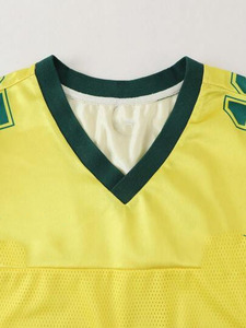 Deportes al por mayor de fútbol personalizado moda Jersey hombres 100% algodón camiseta para hombres suelta ajuste impreso fútbol malla Jersey - Product Image 3