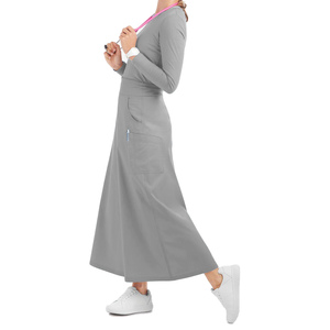 Uniformes de Enfermera para Hospital OEM KATBROS INDUSTRY 2024, Faldas y Vestidos Antiarrugas, de Secado Rápido, Transpirables y Cómodos, de Poliéster/Algodón - Product Image 5