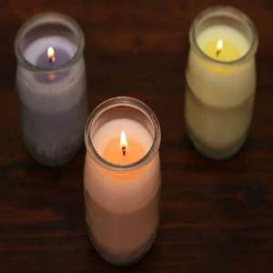 Porte-bougie en verre apportant une lumière douce et radieuse pour rehausser la décoration de la maison avec une ambiance festive chaleureuse et harmonieuse - Product Image 1