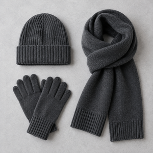 Gorro de Punto Jacquard con Diseño Geométrico de Diamantes, Unisex, Cálido para Invierno, con Borde Reforzado, Estilo Casual Urbano para Adultos, Suministro Continuo - Product Image 3
