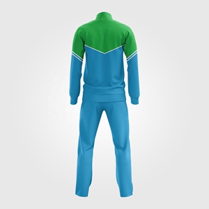 Chándal de ropa deportiva informal para hombre OEM 100% algodón invierno traje de correr de dos piezas con chaqueta con cremallera - Product Image 3