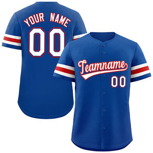 Maillot de baseball pour hommes Design athlétique classique Taille plus personnalisable Maillot d'équipe 100% polyester Respirant - Product Image 5
