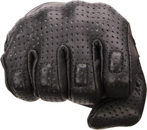 Gants cruiser perforés en cuir de qualité supérieure pour hommes - Product Image 5