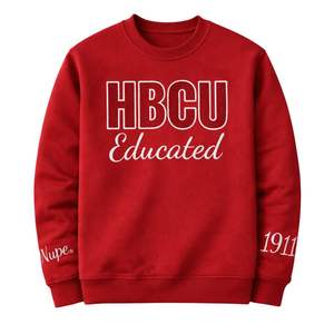 HBCU Nupe Kappa Alpha Psi Chenille <b>Sweatshirt</b> True To Size Premium Fleece Embroidered Greek Fraternity Apparel - Product Image 4