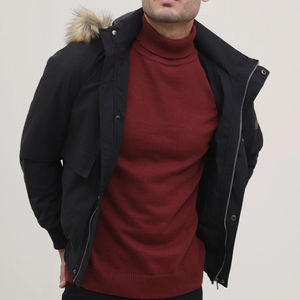 Wholesale Customizable Black Full Sleeve Paracute <b>Jacket</b> 100% High Quality Slim Regular Fit Sleeveless <b>Casual</b> Winter <b>Jacket</b> - Product Image 1