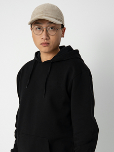 100% Premium haute qualité coton hiver pull à capuche pour hommes personnalisé broderie impression épaisse bouffée personnalisé uni coton blanc - Product Image 2