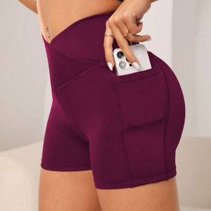 Shorts de Yoga para Mujer, de Secado Rápido, Sin Costuras, de Spandex, Diseño Personalizado, Elásticos, para Gimnasio, Tie Dye, Ajustados - Product Image 6
