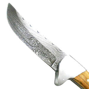 Couteaux de chasse multifonctionnels légers en acier Damas personnalisables, de qualité industrielle, avec manche en bois – Produit exclusif du fabricant leader - Product Image 3