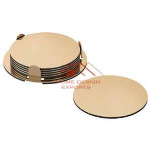 Posavasos de Latón Redondos con Diseño Personalizado para Restaurantes y Oficinas, Diseño de Tendencia - Product Image 2