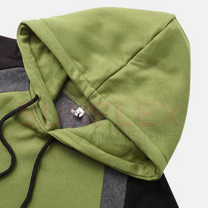 เสื้อสเวตเตอร์มีฮู้ดสำหรับผู้ชายไซส์พิเศษทำจากผ้าฝ้ายน้ำหนักเบาสไตล์ลำลองและวัสดุโพลีเอสเตอร์ - Product Image 3